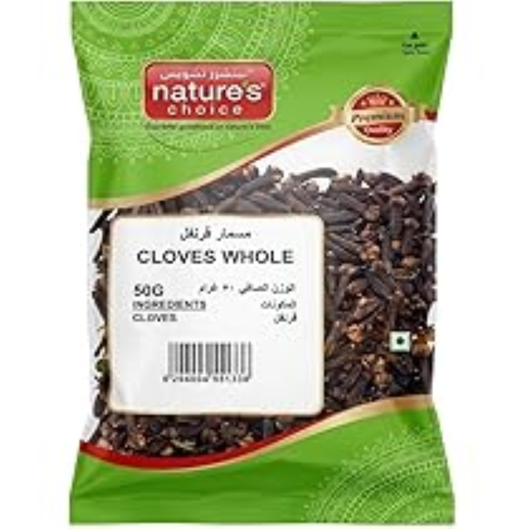 NATURES OWN CLOVES WHOLE PKT 50G